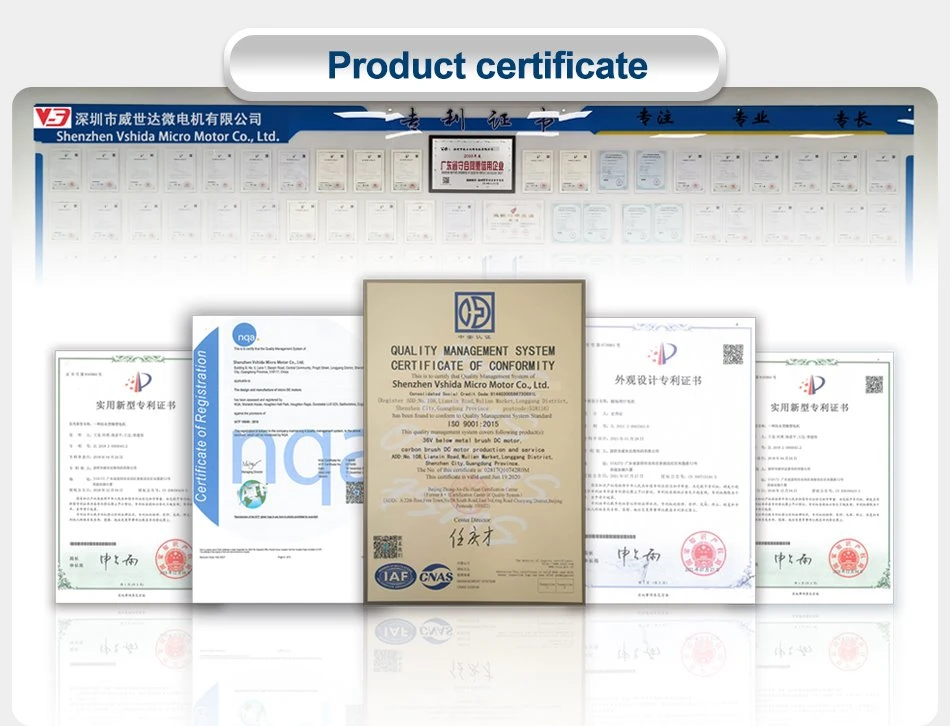 30000rpm airsoft motor certificate