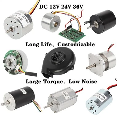 Borstelloze motor van 24 volt
